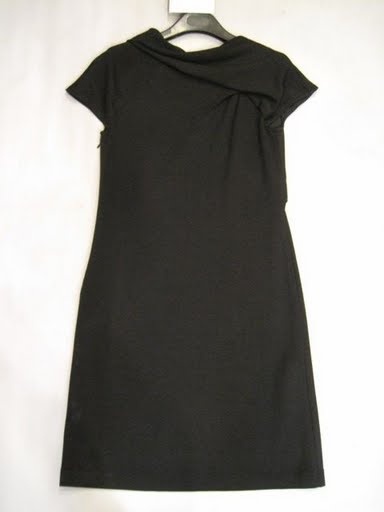 90804A-17 CK BLACK COTTON JERSEY DRESS SIZE 2 4 6 PRICE USD 39[1