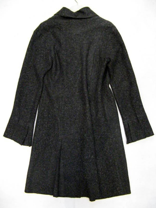 90923B-44 DKNY GREY WOOL DUSTCOAT SIZE 4 6 8(BACK) PRICE USD 51