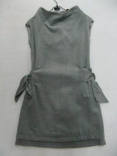 90810C-35B ANNASUI GREY WOOL DRESS SIZE 2 4 6 PRICE USD 51[1]