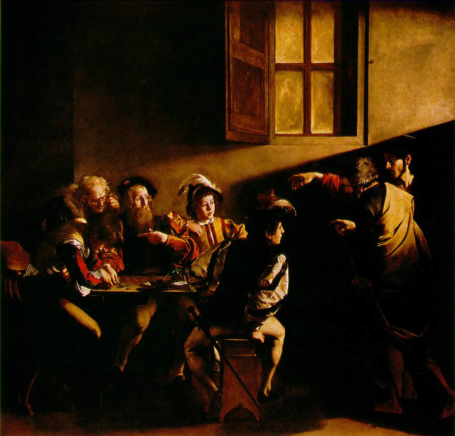 Caravaggio - The Calling of Saint Matthew