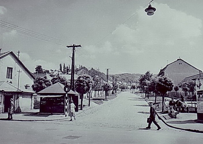 Salgótarján, régen Rákóczi út - Arany János út, 1960