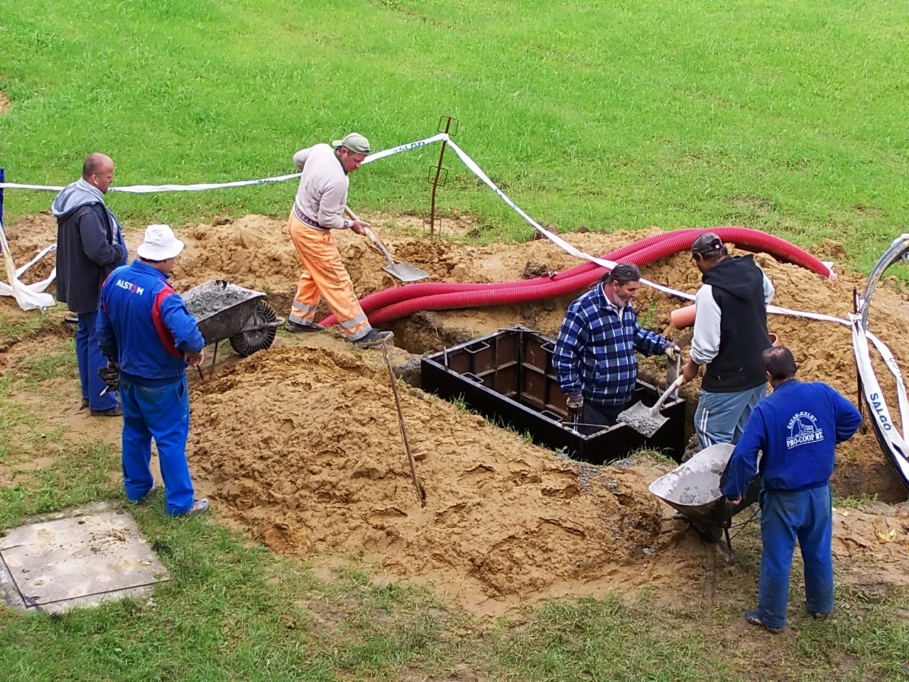 Besztercei képek, villanyvezetés