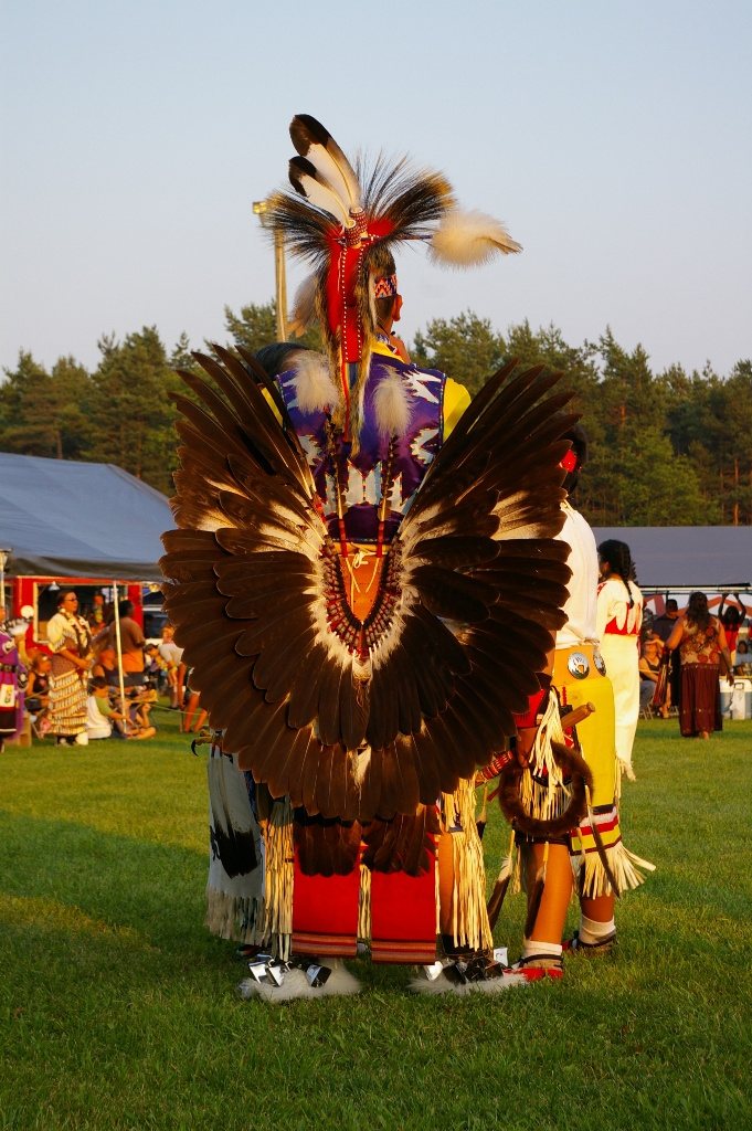 Powwow indiántánc