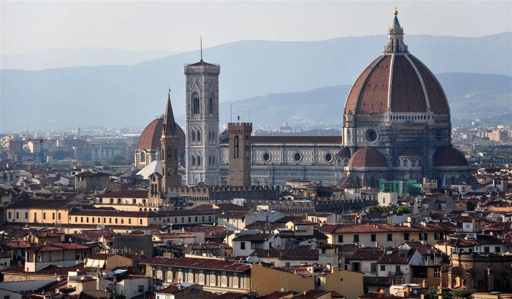 Firenze-panoráma dómmal