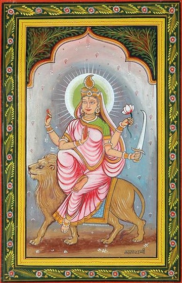 katyayani navadurga the nine forms of goddess durga pk99 (Medium