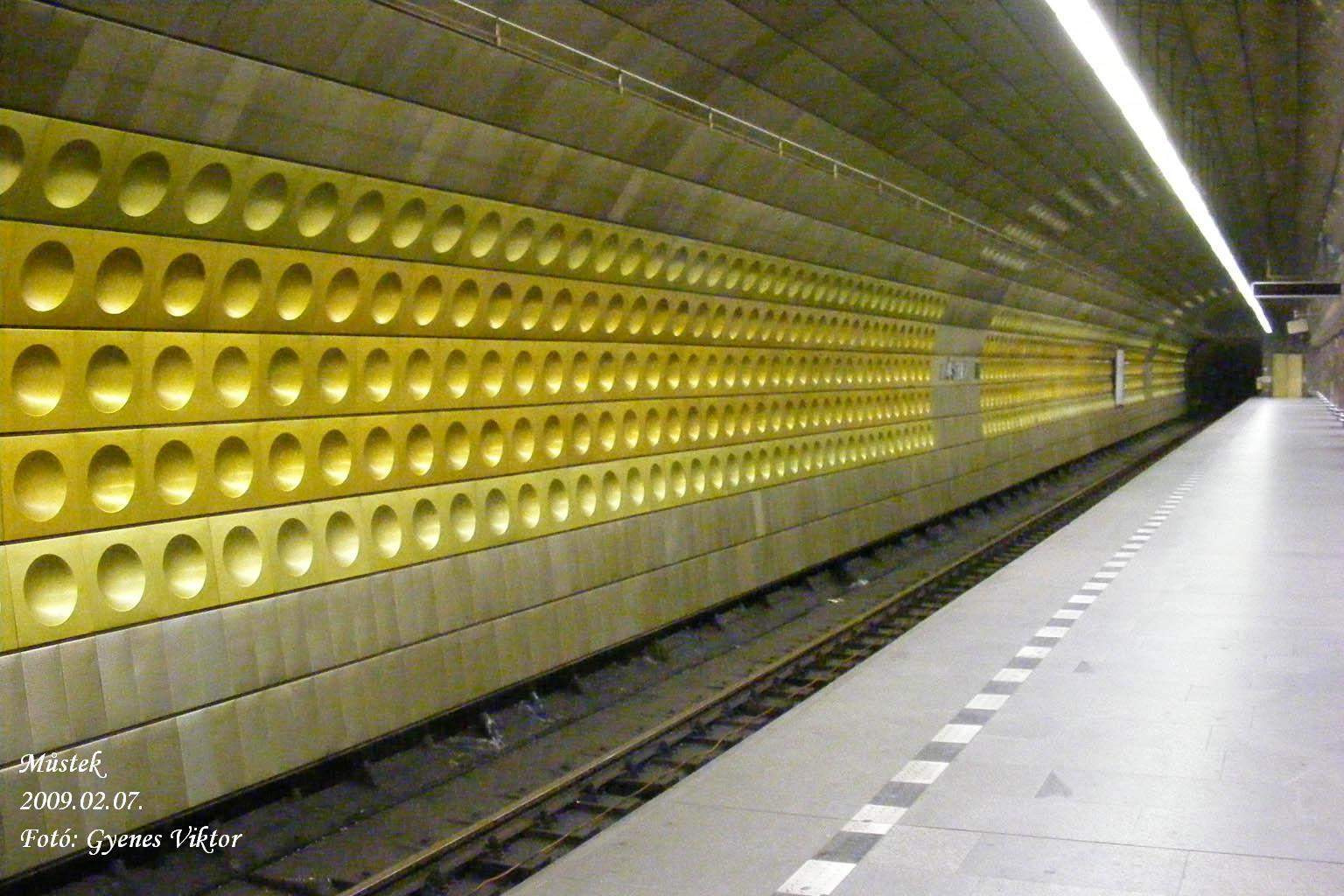 Prágai metróállomás - Můstek1
