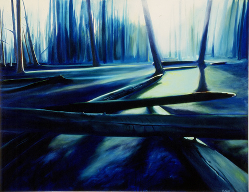 Blue forest (After the burn) Cynthia Guild Stuitzer