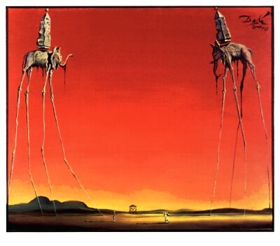 Les elephants - Dali